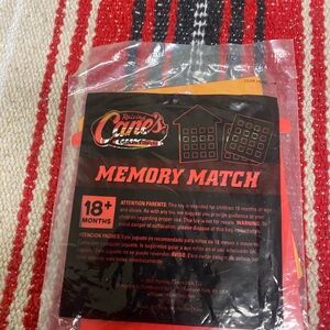 Raising Cane’s Kid Meal Toy Memory Match Game Sealed 2023 New Sealed Restaurant
